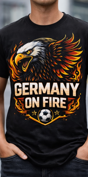 Germany 2026 T-Shirt on Fire